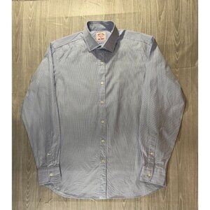 Hamilton Shirt Co. x Todd Snyder plaid Dress Shirt sz 15.5 color Blue NWOT $215